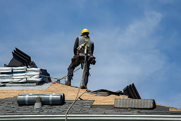 Professional Roofing technician working in Richardsville, VA